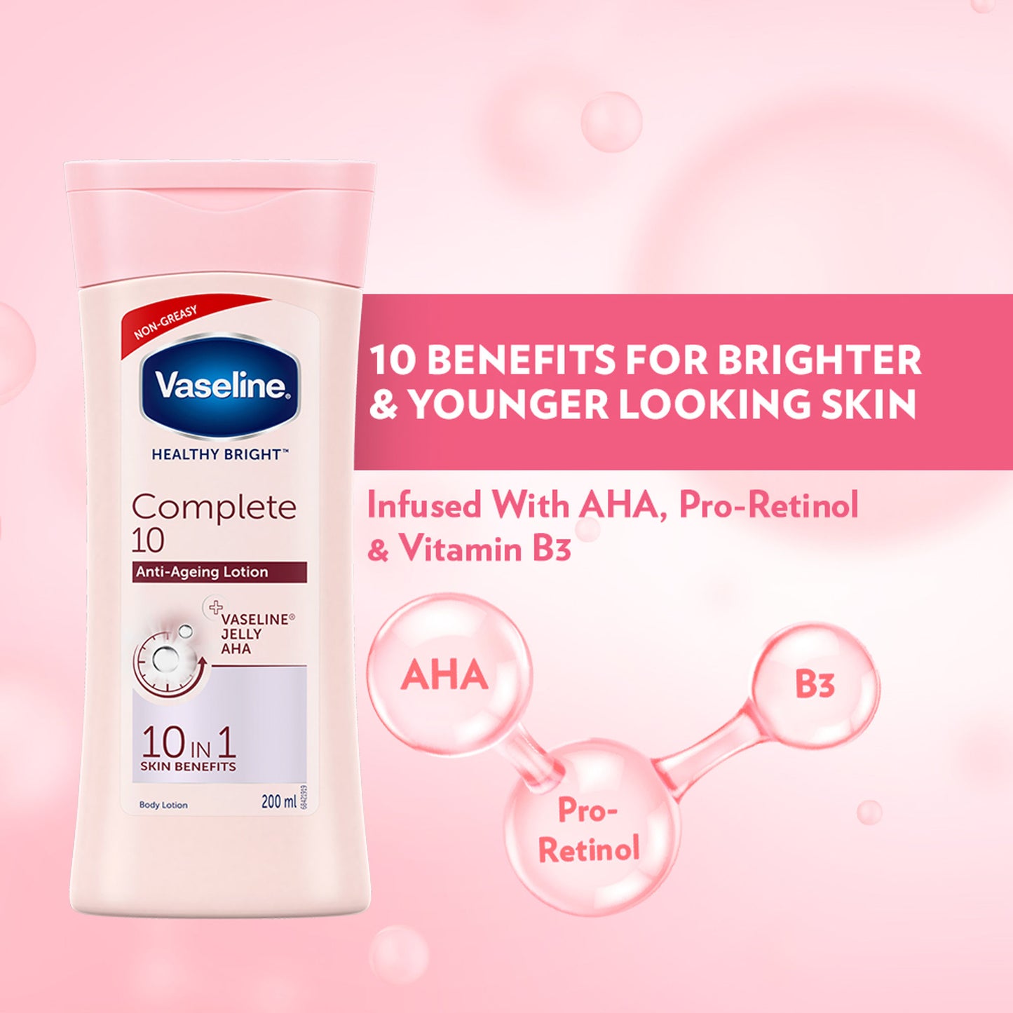 Vaseline Healthy Bright Complete 10 Body Lotion