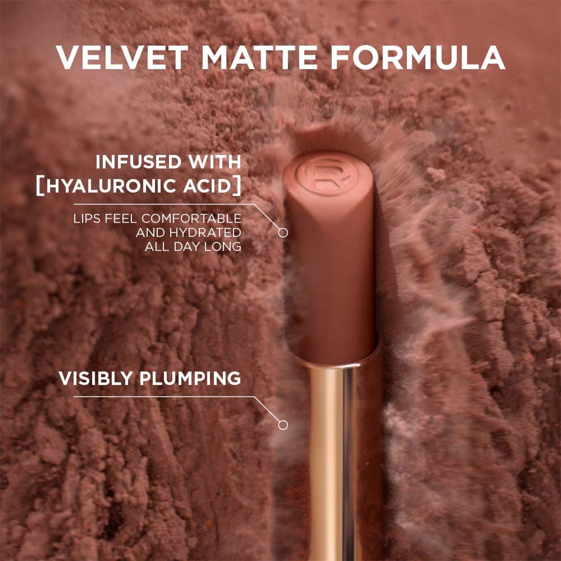 L'Oreal Paris Color Riche Intense Volume Matte Slim Lipstick - 590 Le Nude Assertive