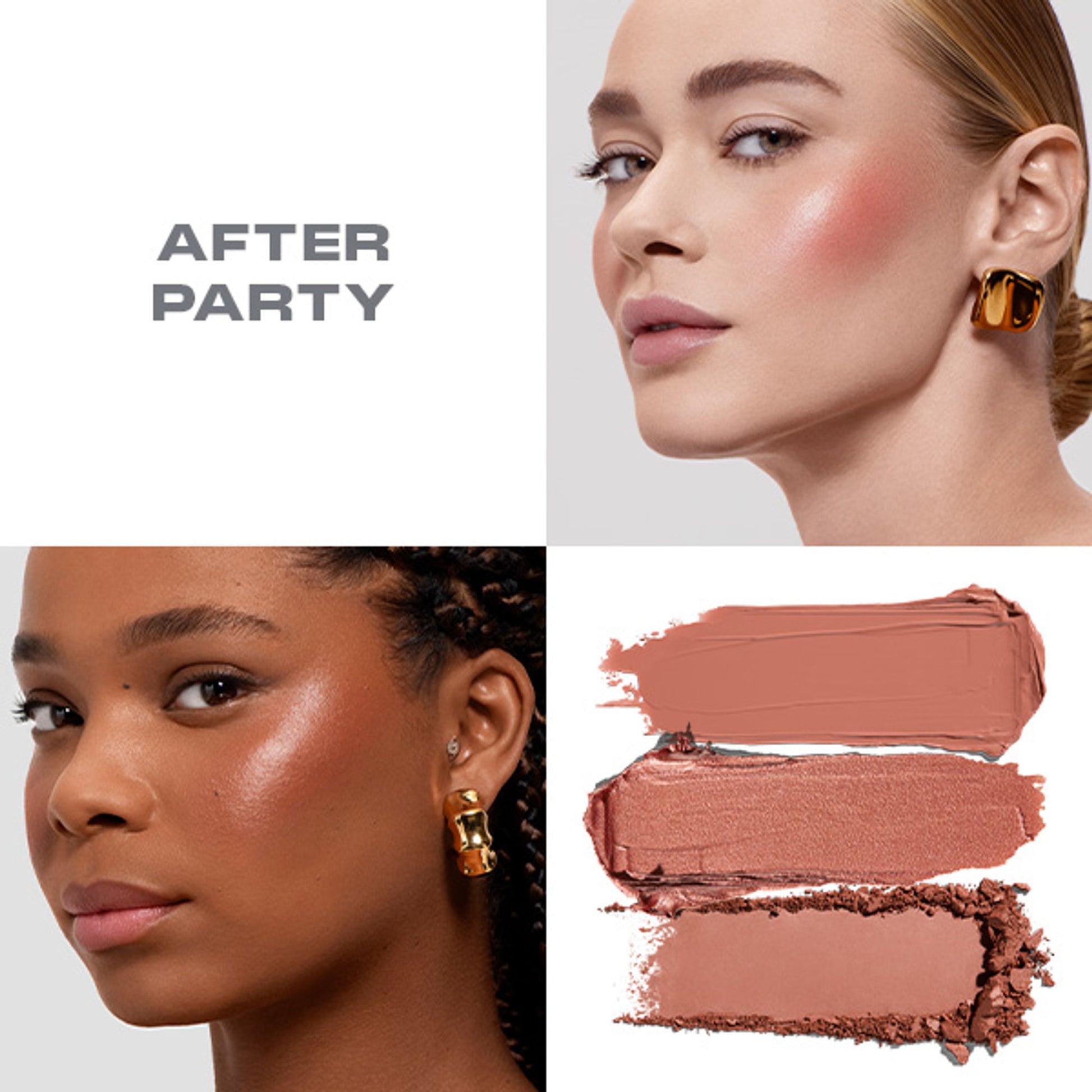 MORPHE Cheek Thrills Multi Finish Face Trio - After Party