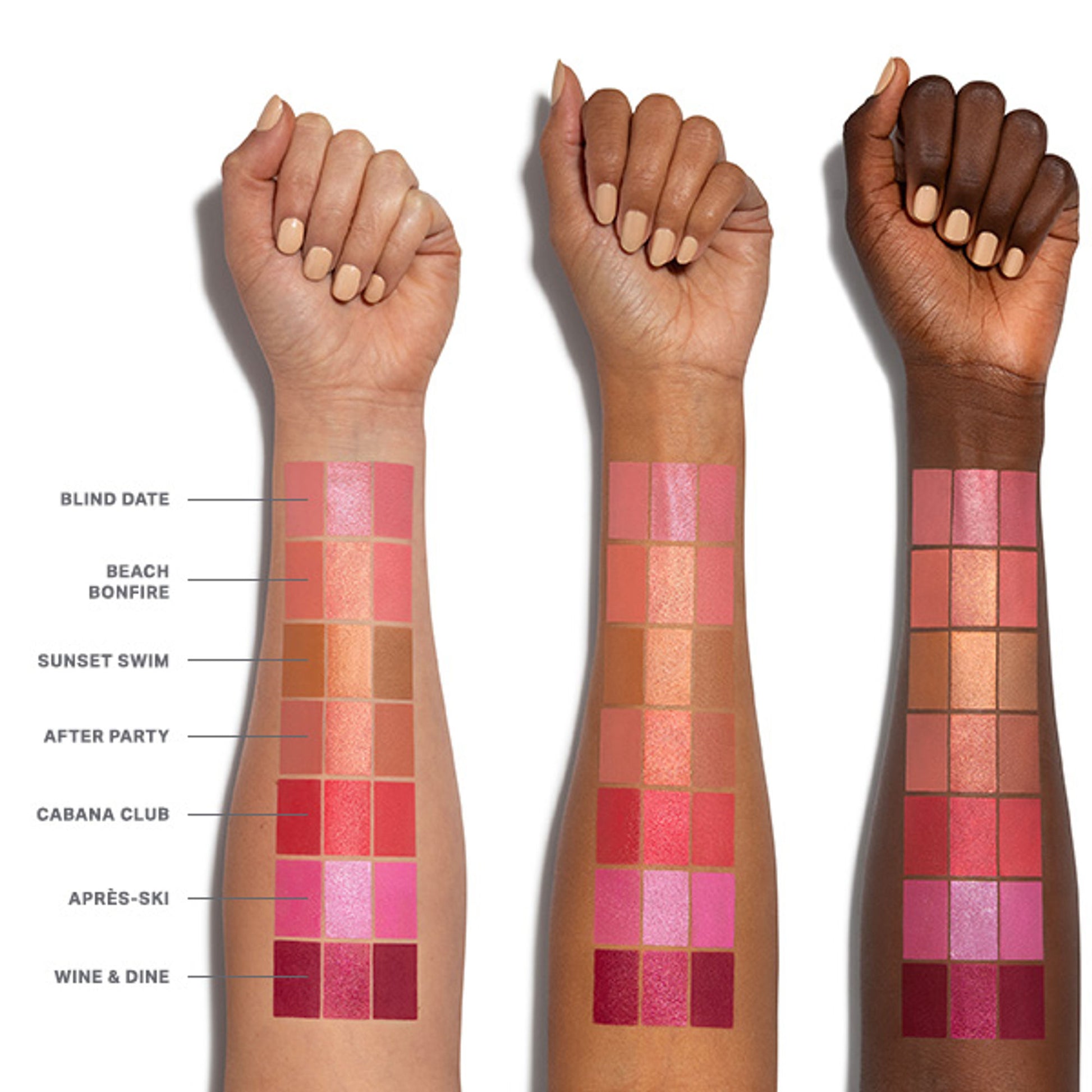 MORPHE Cheek Thrills Multi Finish Face Trio - After Party