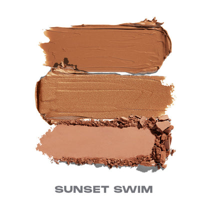 MORPHE Cheek Thrills Multi Finish Face Trio - Sunset Swim