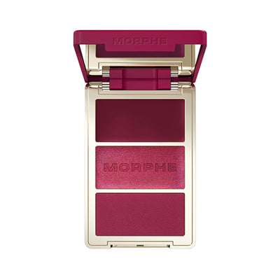 MORPHE Cheek Thrills Multi Finish Face Trio - Wine And Dine