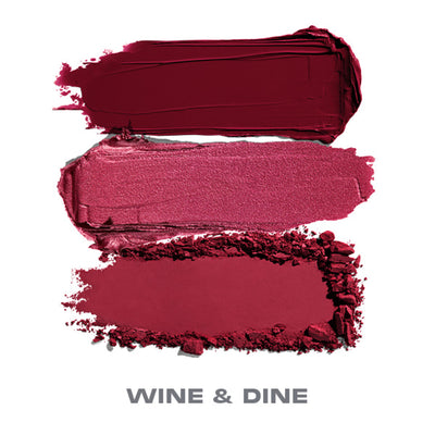 MORPHE Cheek Thrills Multi Finish Face Trio - Wine And Dine