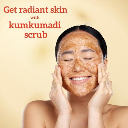 inatur Kumkumadi Face Scrub, Ayurvedic Exfoliator, Brightens Skin, Evens Tone, for Men & Women