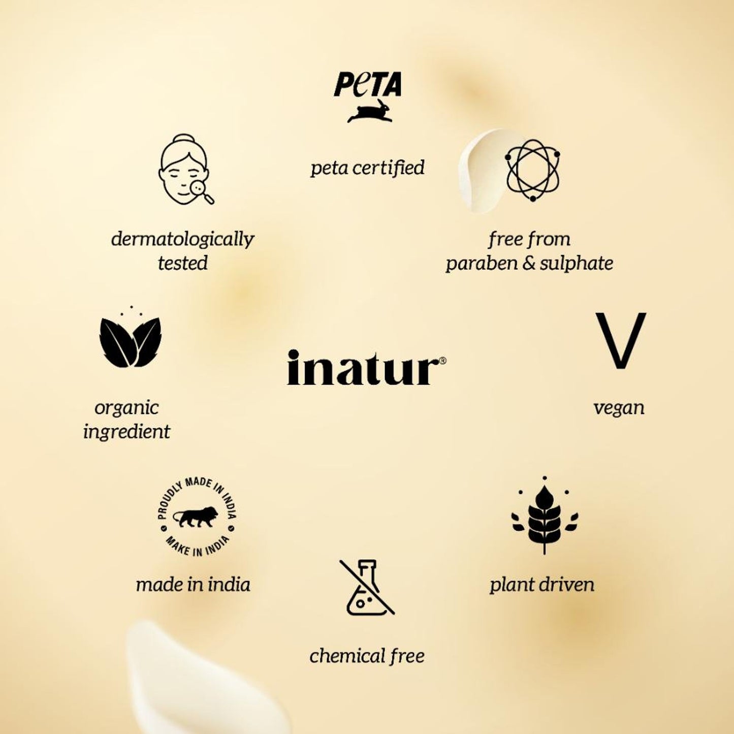 inatur Kumkumadi Face Scrub, Ayurvedic Exfoliator, Brightens Skin, Evens Tone, for Men & Women