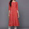 Dhiyona IE Ethnic Motifs Printed Sequinned Detail A-Line Kurta