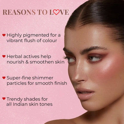 Just Herbs Halo-Glow Blush Drops Creamy Liquid Blush - 02 Papaya Pop