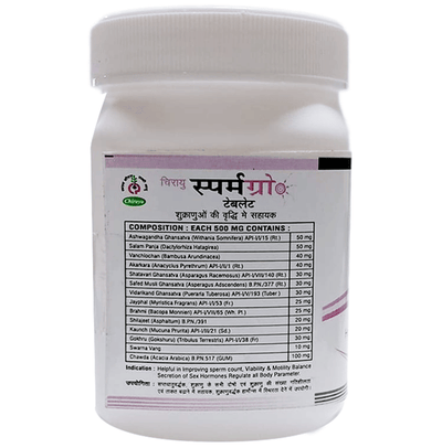 Chirayu Sperm Gro Tablets