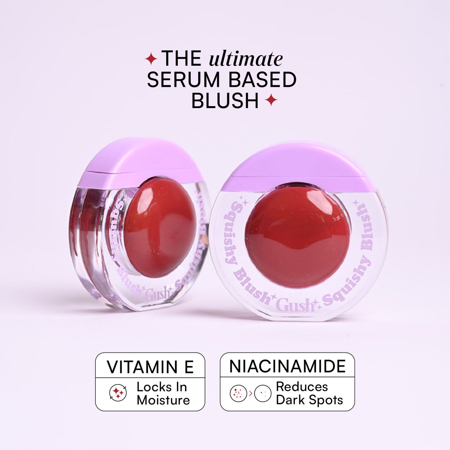 Gush Beauty Squishy Blush With Niacinamide Lightweight - Toasty Berry