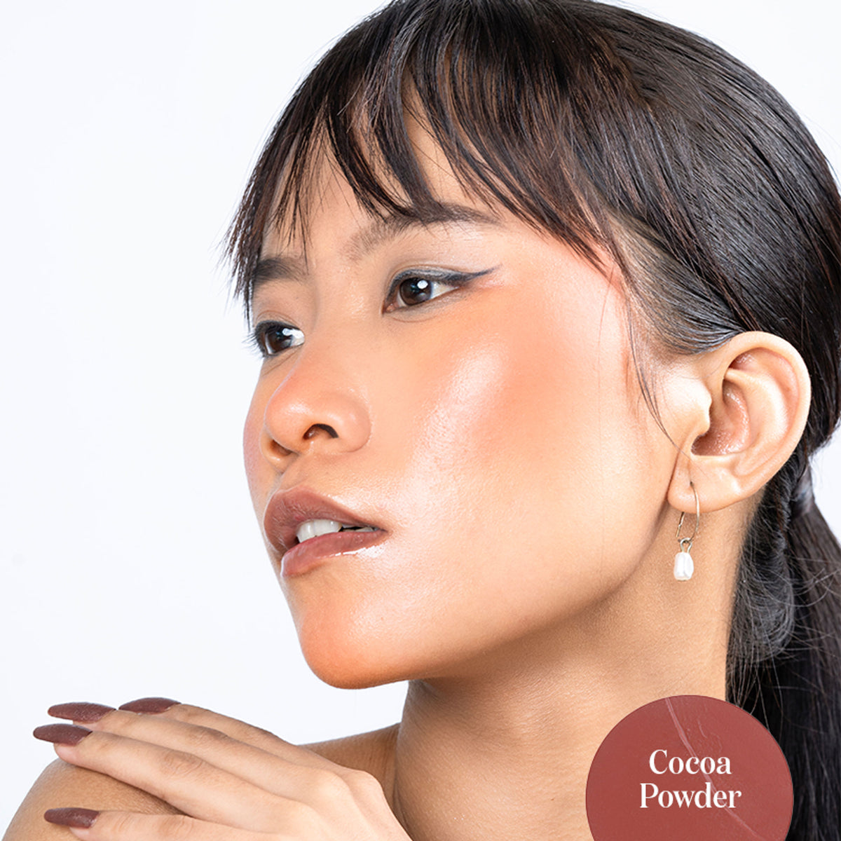 Gush Beauty Squishy Blush with Niacinamide in Warm Terracotta, lightweight and blendable for natural cheeks.