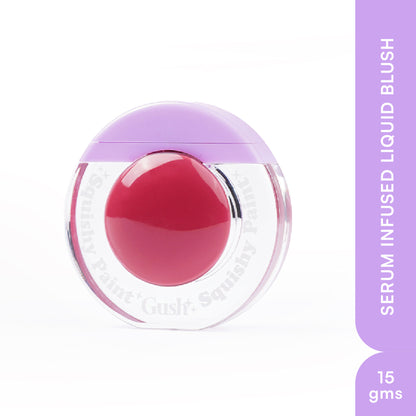 Gush Beauty Squishy Blush With Niacinamide Lightweight - Brick Rose
