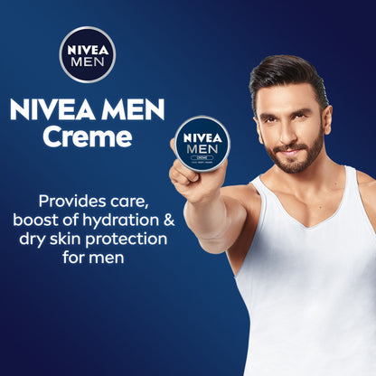 NIVEA Men Creme, Non Greasy Moisturizer, Cream for Face, Body & Hands