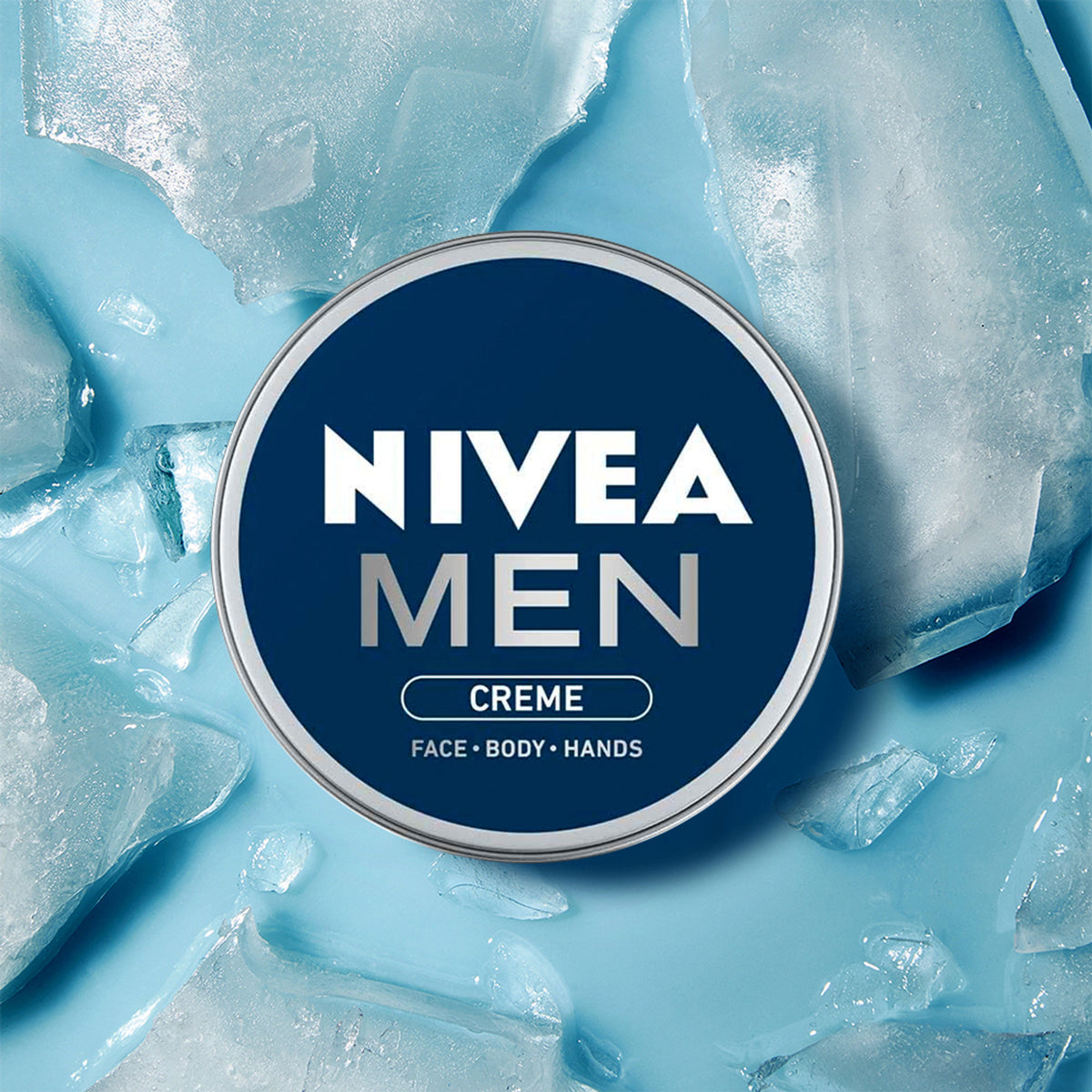 NIVEA Men Creme, Non Greasy Moisturizer, Cream for Face, Body & Hands