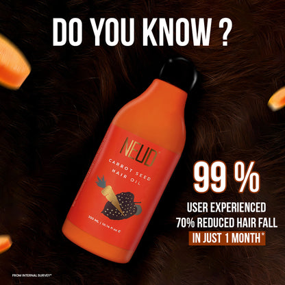 Neud Carrot Seed Premium Hair Oil for Men & Women