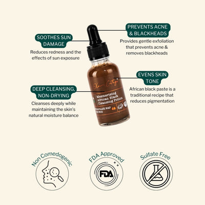 Oleum cottage African Black Facewash for Oily, Combination, Dry and Normal Skin