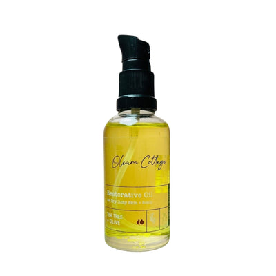 Oleum Cottage Restorative Oil for Skin + Scalp Psoriasis, Dandruff, Eczema