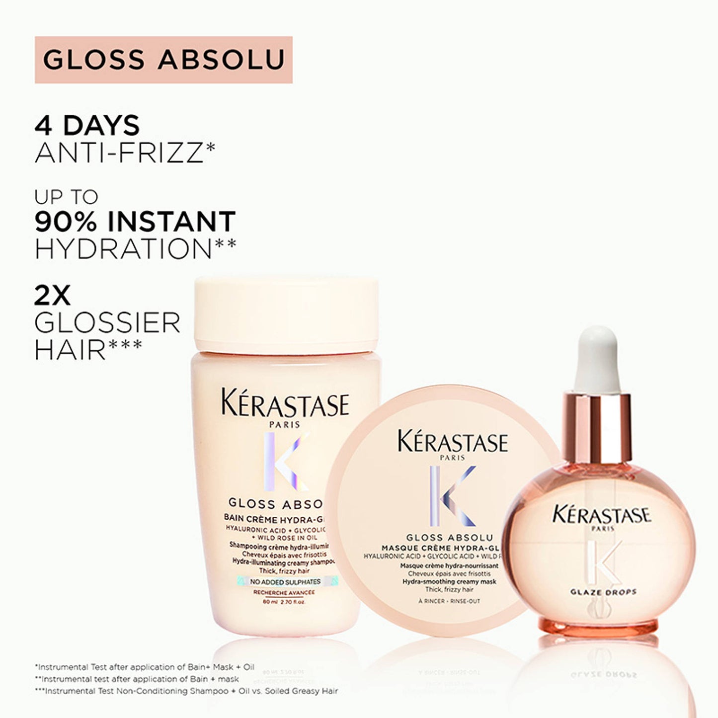 Kerastase Gloss Absolu Creme Anti-Frizz Shampoo