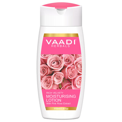 Vaadi Herbals Moisturising Lotion With Pink Rose Extract
