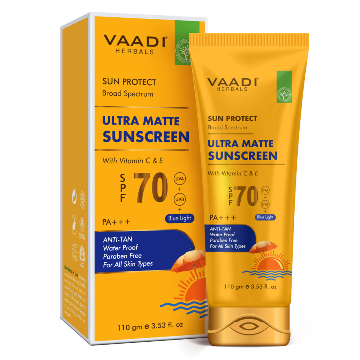 Vaadi Herbals Ultra Matte Sunscreen SPF 70