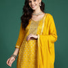 Dhiyona IE Ethnic Motifs Regular Kurta with Trousers & With Dupatta