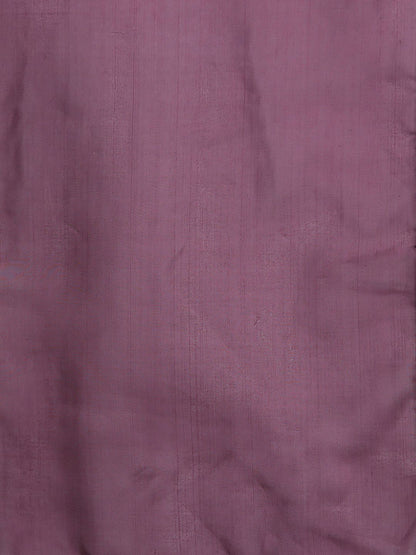 Indyancart IE Purple Embellished Keyhole Neck Kurta with Palazzos & Dupatta