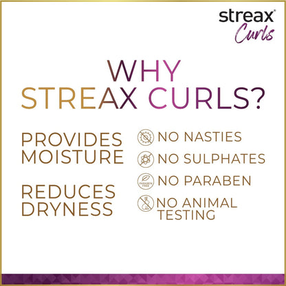 Streax Curl Hair Shampoo For Wavy & Curly Hair