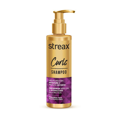 Streax Curl Hair Shampoo For Wavy & Curly Hair