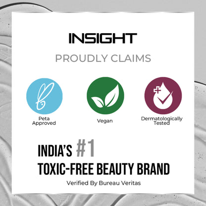 Insight Cosmetics Stay Real Transparent 2 In 1 Brow & Lash Mascara,Sweatproof Long Wear Formula - Transparent