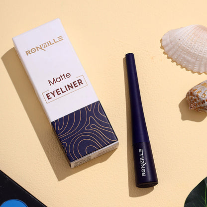 Ronzille Smudgeproof And Waterproof Liquid Matte Eyeliner - Blue