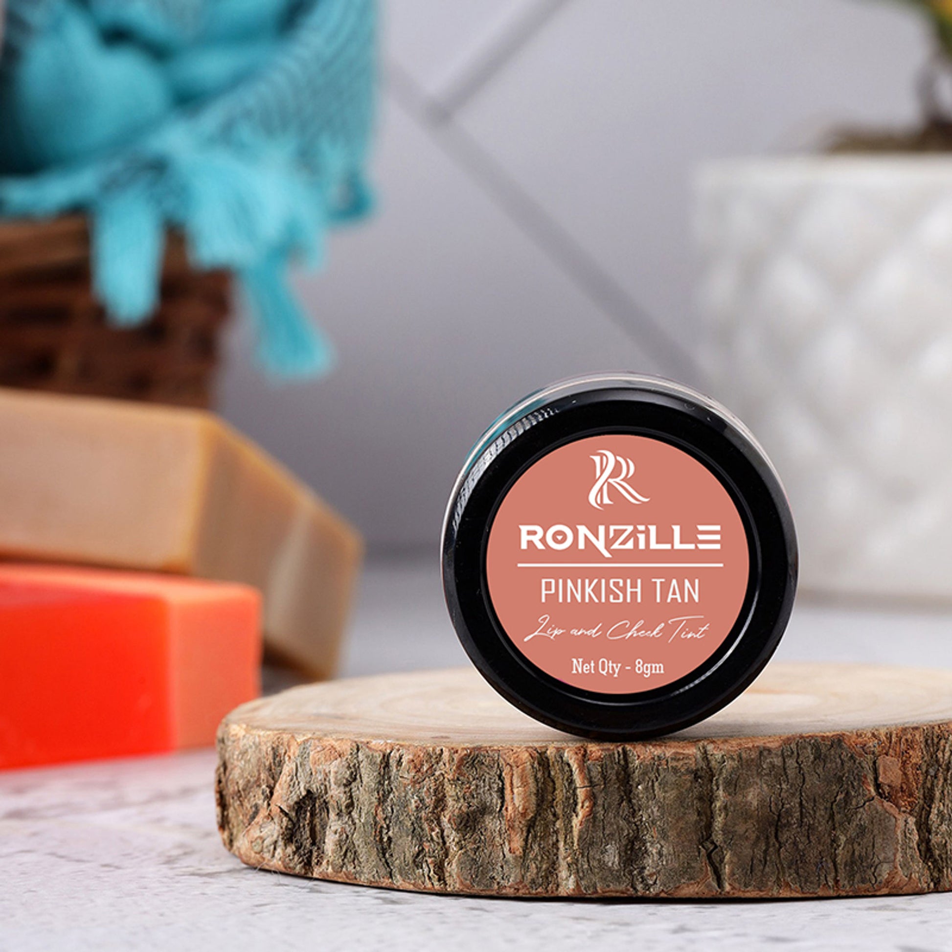 Ronzille Lip And Cheek Tint - Pinkish Tan