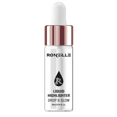 Ronzille Smooth Shine Liquid Illuminator Face Highlighter 3D Glow - Silver