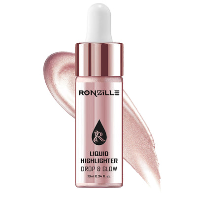 Ronzille Smooth Shine Liquid Illuminator Face Highlighter 3D Glow - Pink