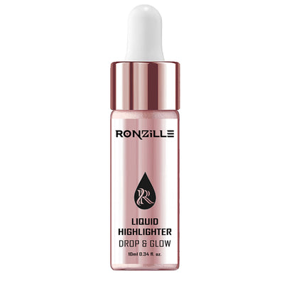 Ronzille Smooth Shine Liquid Illuminator Face Highlighter 3D Glow - Pink