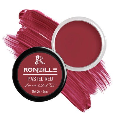 Ronzille Lip And Cheek Tint - Pastel Red