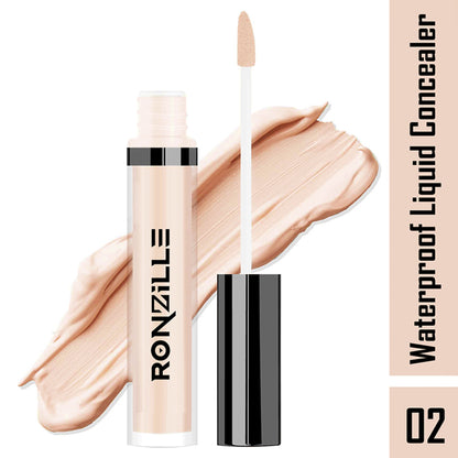 Ronzille Hd Finish Full Coverage Liquid Concealer - Corrector Orange 05 - Medium Beige
