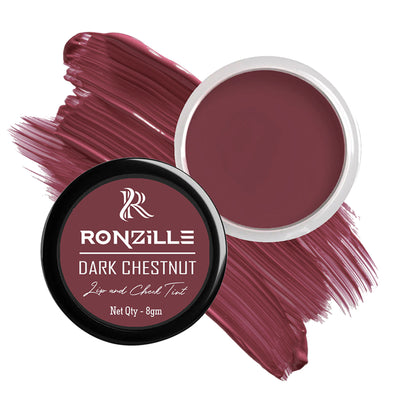 Ronzille Lip And Cheek Tint - Dark Chestnut
