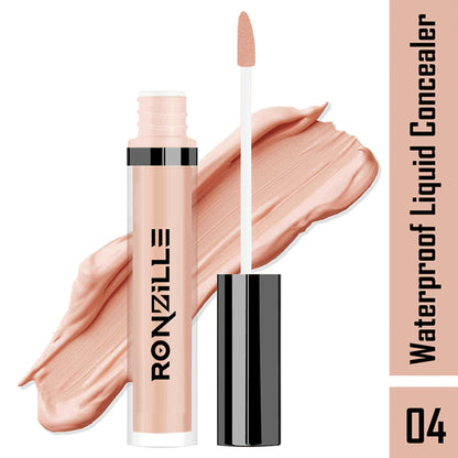 Ronzille Hd Finish Full Coverage Liquid Concealer - Corrector Orange 05 - Hazelnut
