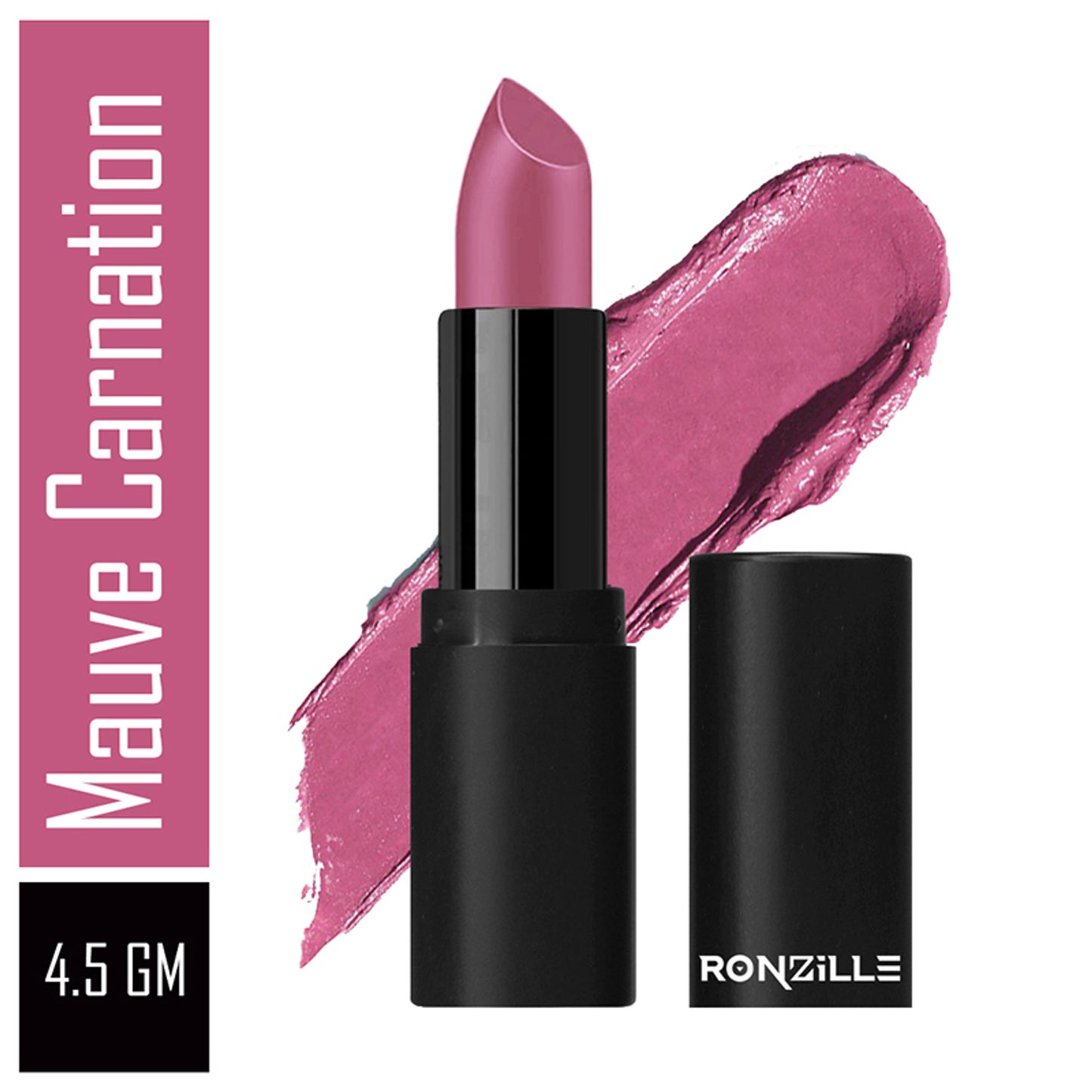 Ronzille One Touch Up HD Matte Lipstick - Mauve Carnation
