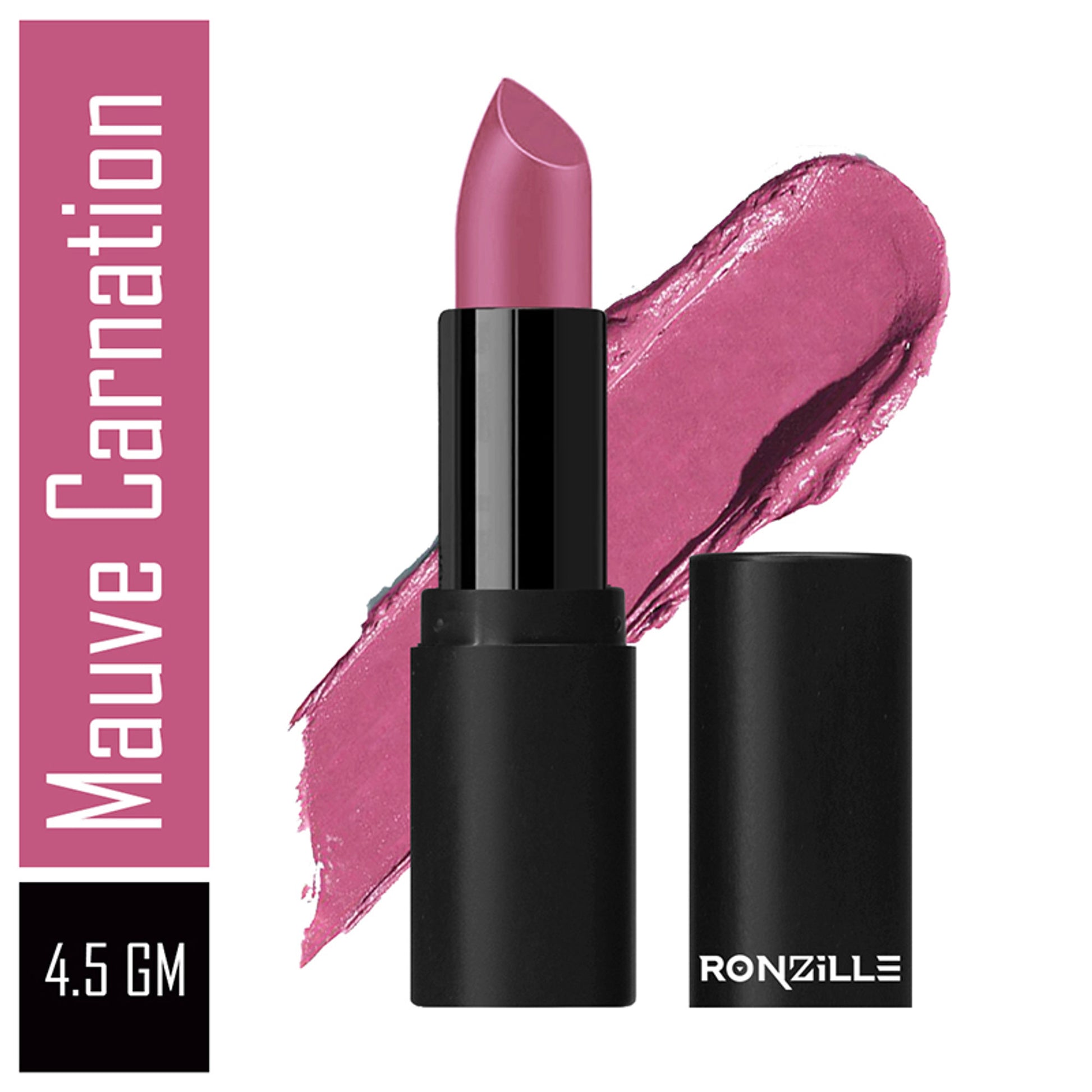 Ronzille One Touch Up HD Matte Lipstick - Mauve Carnation