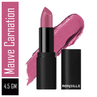 Ronzille One Touch Up HD Matte Lipstick - Mauve Carnation