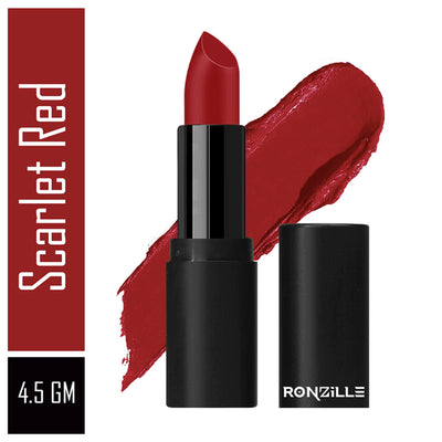 Ronzille One Touch Up HD Matte Lipstick - Scarlet Red
