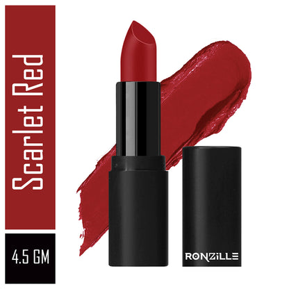 Ronzille One Touch Up HD Matte Lipstick - Scarlet Red