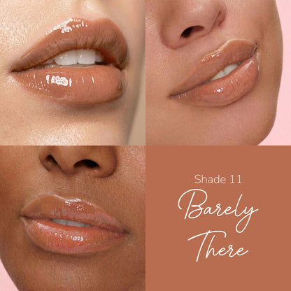 Mila Beauté Gloss Girl Lip Gloss with Fuller-Lip Effect & Extra Hydration - Barely There
