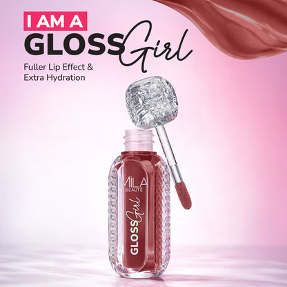Mila Beauté Gloss Girl Lip Gloss with Fuller-Lip Effect & Extra Hydration - New Era
