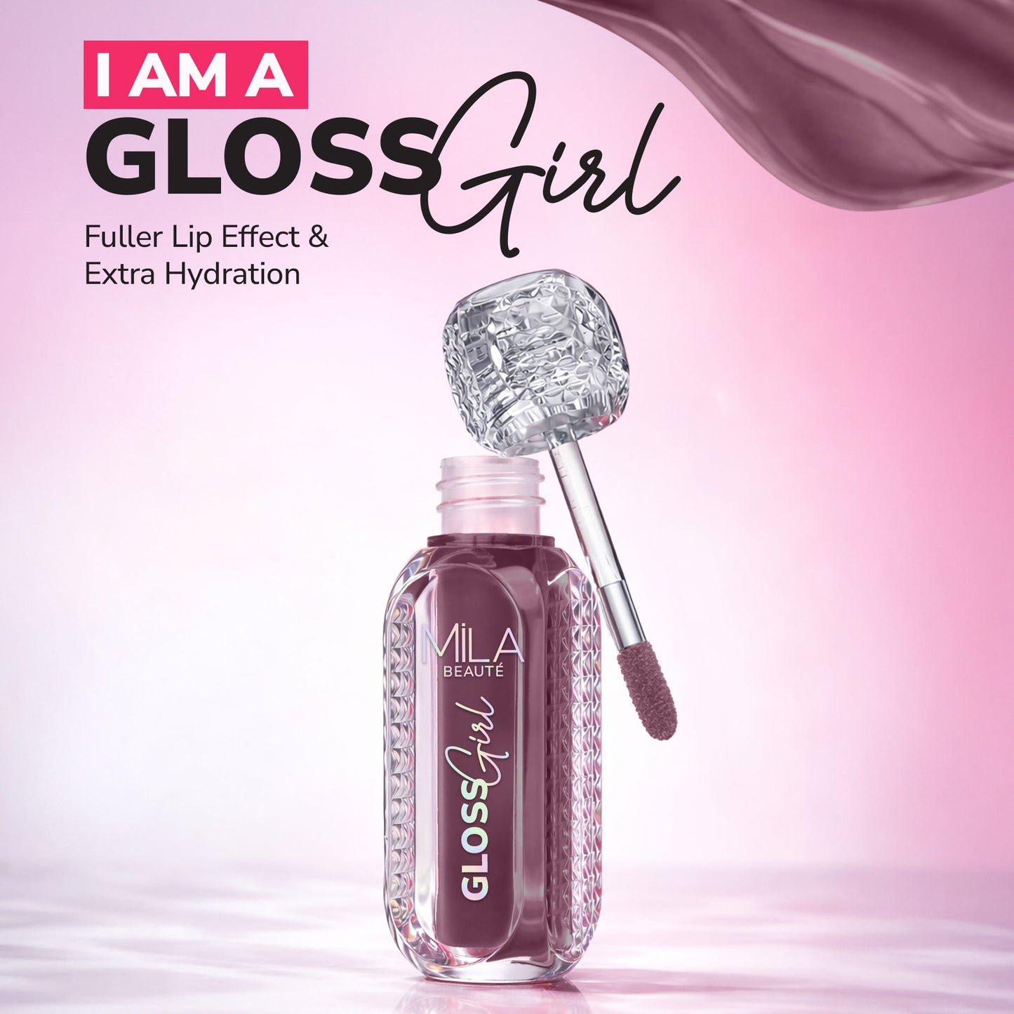 Mila Beauté Gloss Girl Lip Gloss with Fuller-Lip Effect & Extra Hydration - Oh Please