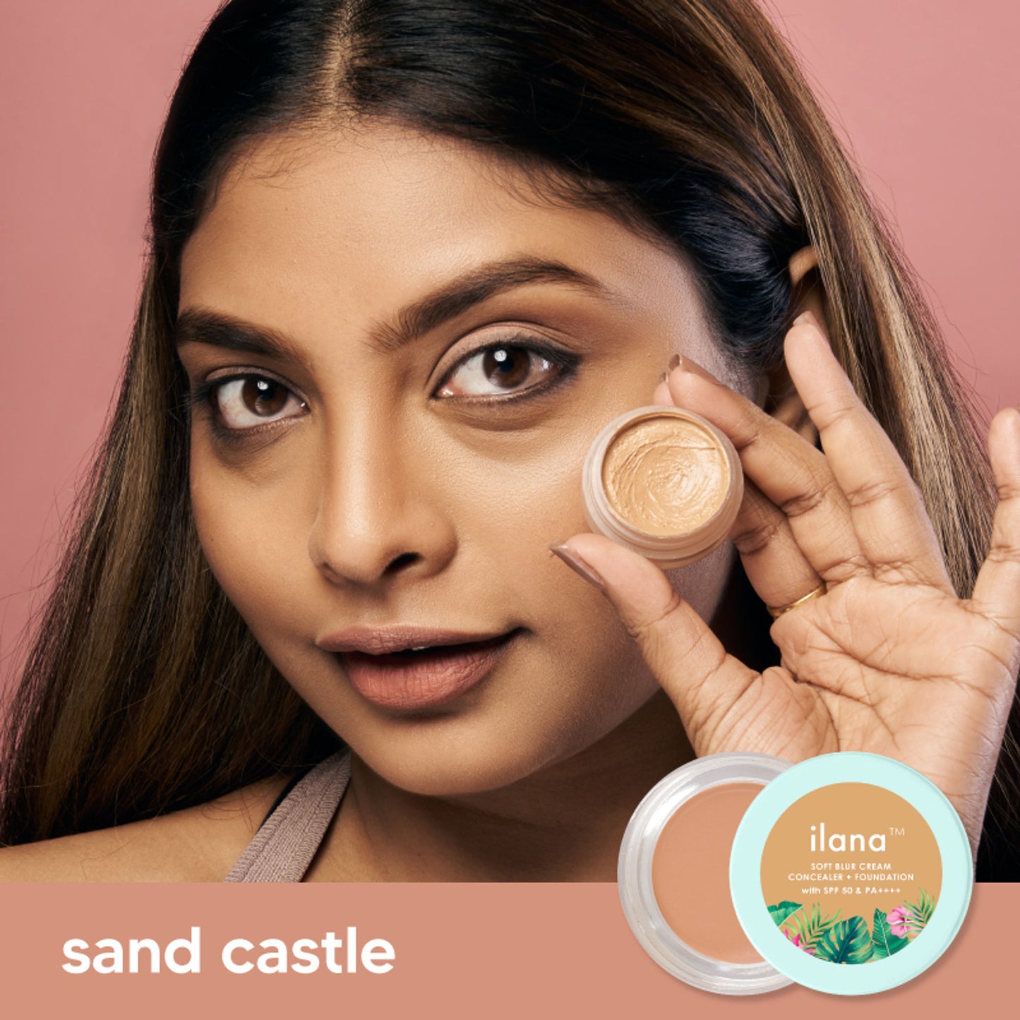 Ilana Soft Blur Cream Concealer & Foundation with SPF 50 - Sand Castle