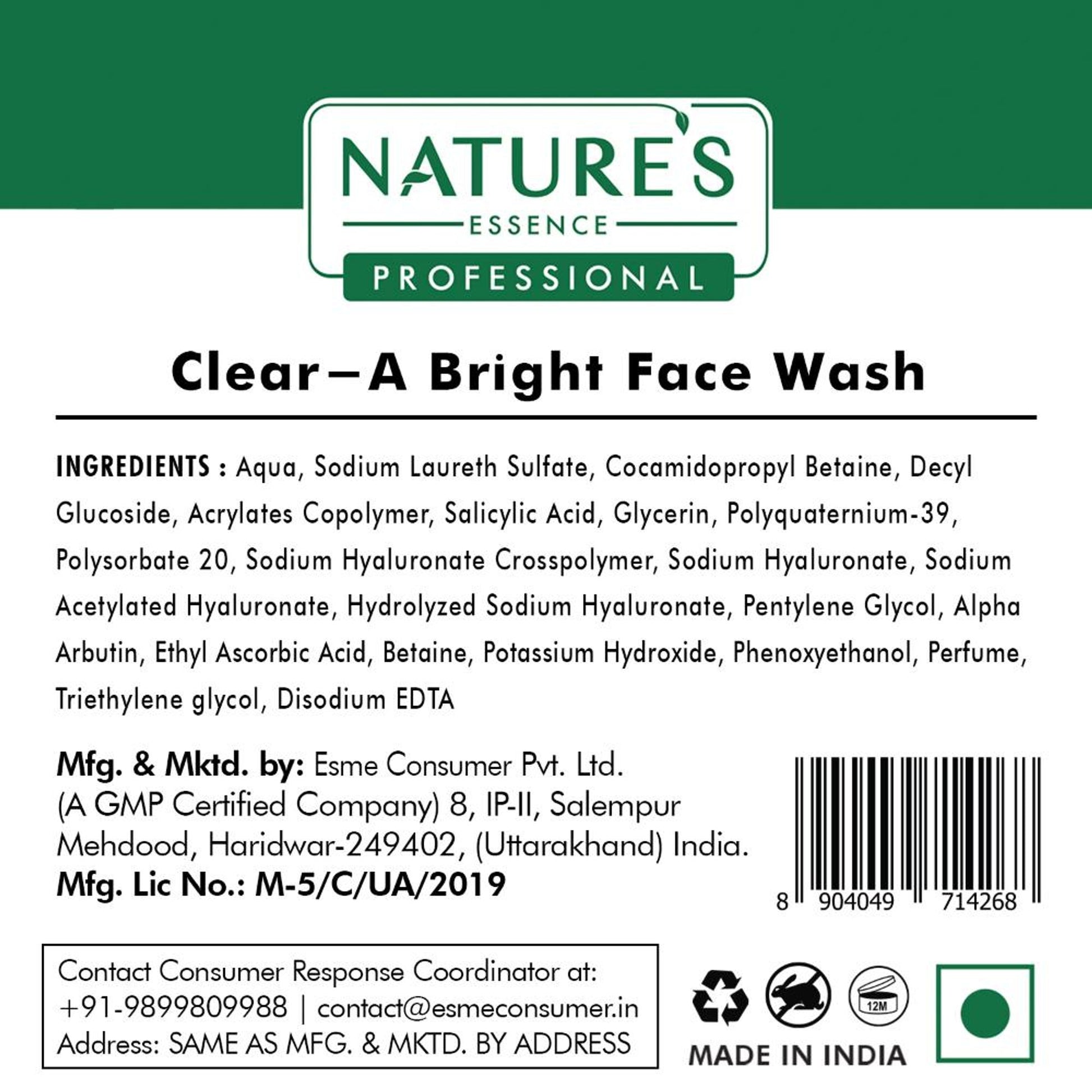 Nature's Essence Professional Facialist Clear