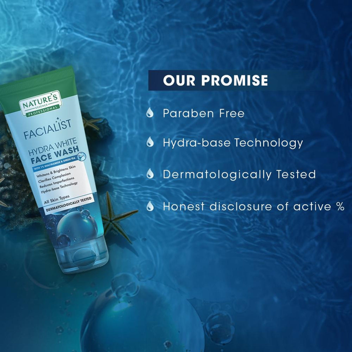 Nature's Essence Professional Hydra White Face Wash