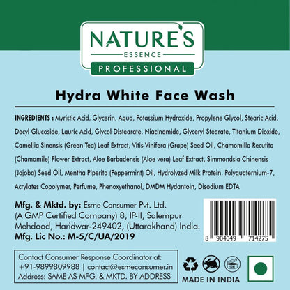 Nature's Essence Professional Hydra White Face Wash