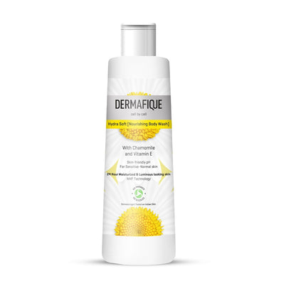 Dermafique Hydra Soft Nourishing Body Wash - 24 hr Moisture, Hyaluronic Acid & NMF